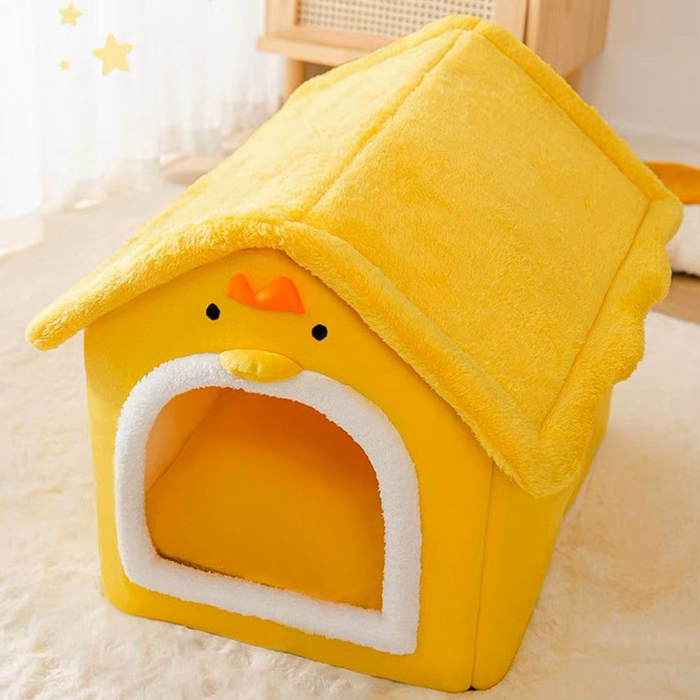 Maison pour Chien - ComfortableDogHouse™ - Jaune Poussin