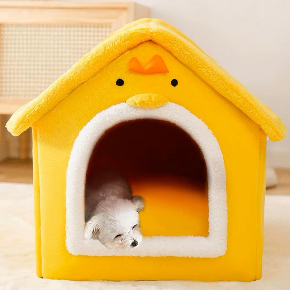 Maison pour Chien - ComfortableDogHouse™ - Jaune Poussin