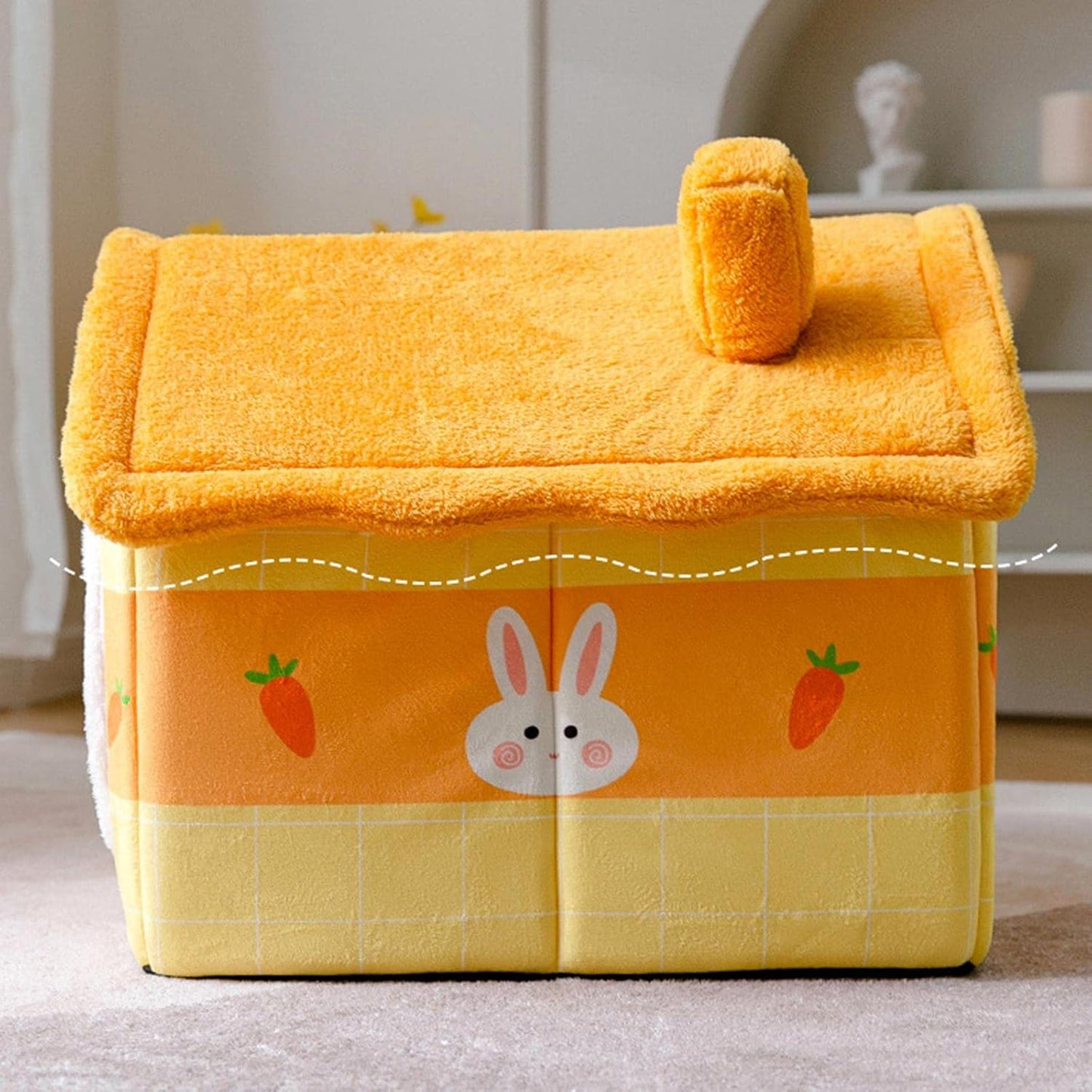 ComfortableDogHouse™ - Orange Carotte - Paradies Des Chiens