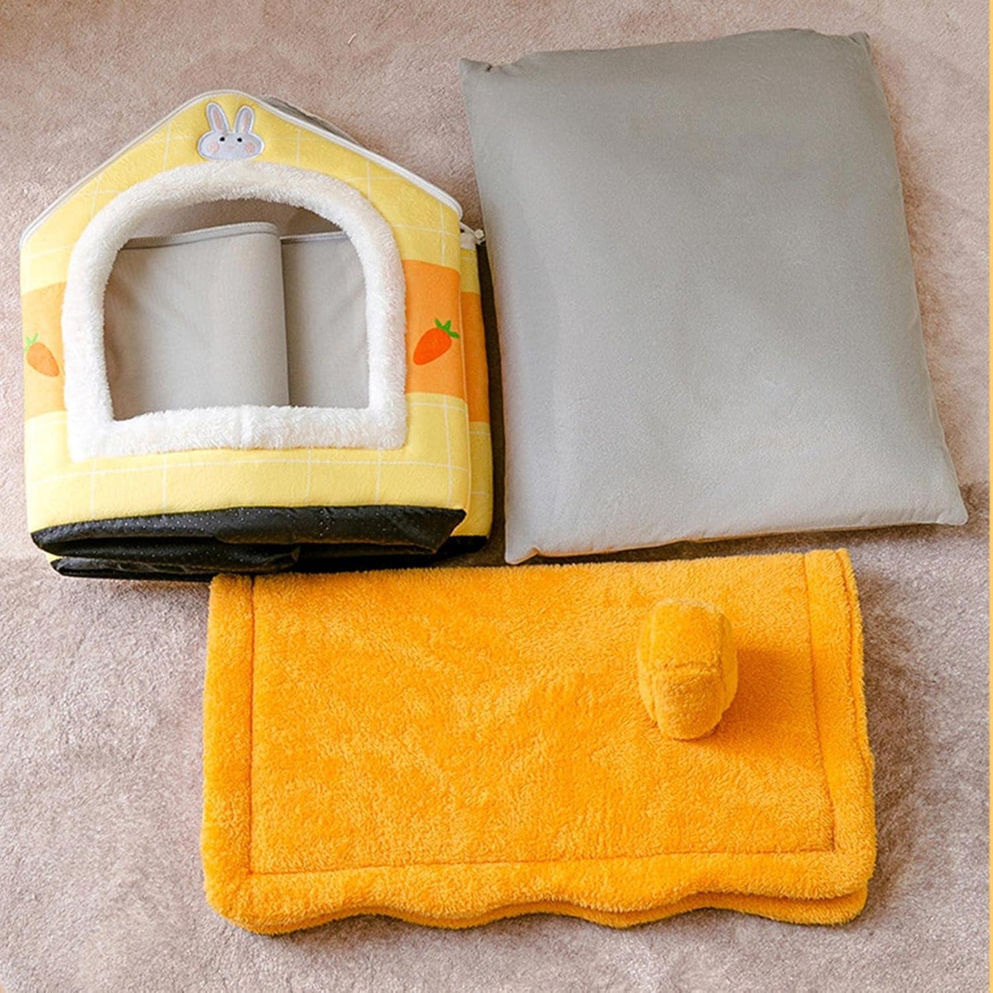 ComfortableDogHouse™ - Orange Carotte - Paradies Des Chiens