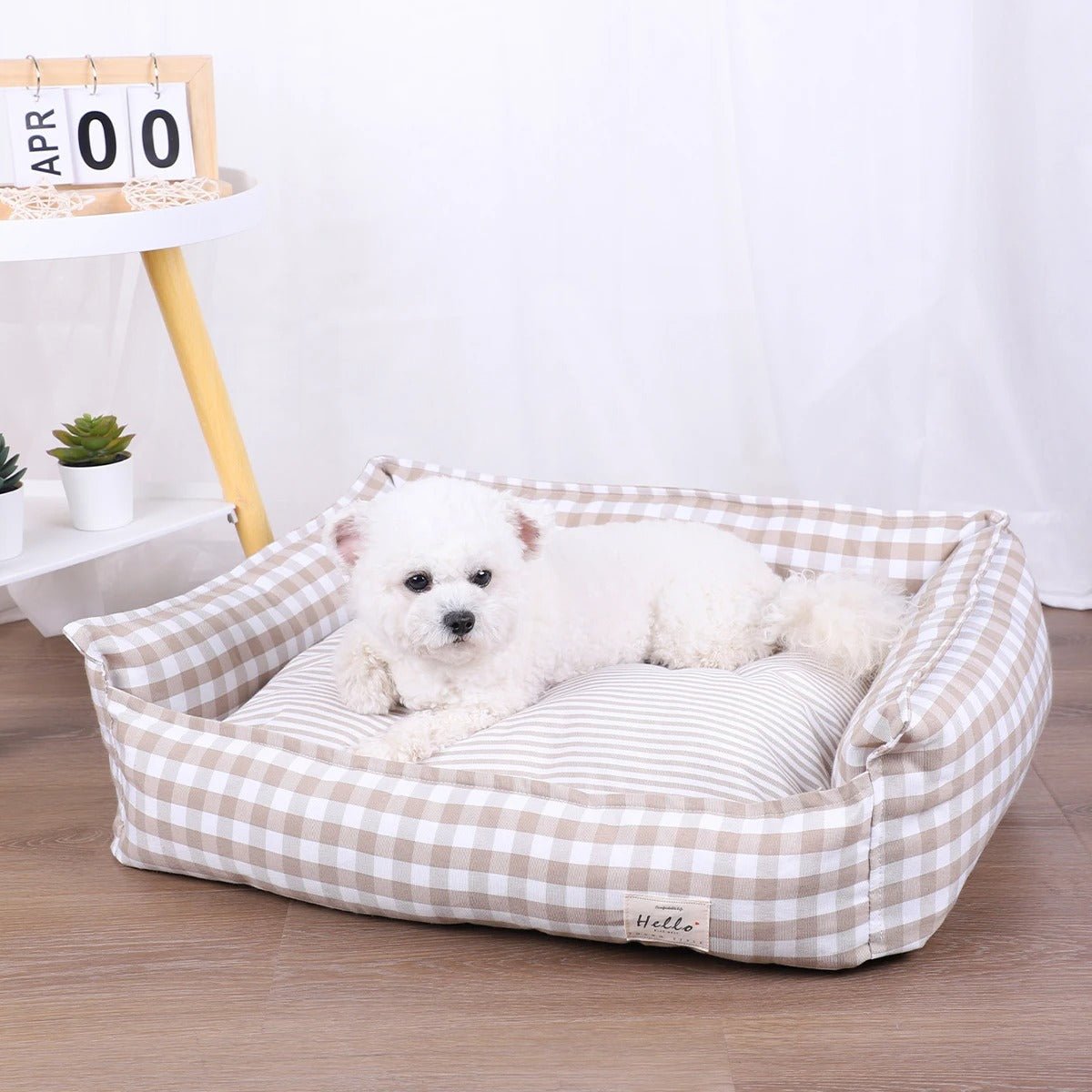 IndoorBedForDogs™ - Kaki - Paradies Des Chiens