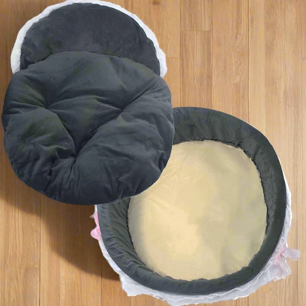 Lit Pour Chien - CuteLaceDogBed™ - Gris - Paradies Des Chiens