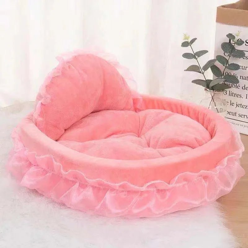 Lit Pour Chien - CuteLaceDogBed™ - Rose - Paradies Des Chiens