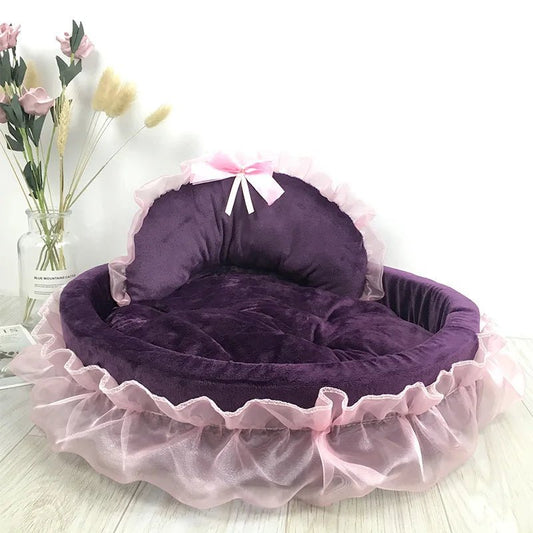 Lit Pour Chien - CuteLaceDogBed™ - Violet - Paradies Des Chiens